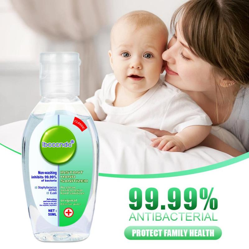 Desinfetante antibacteriano portátil da mão desinfetante descartável gel 75% bacteriostático gel desinfetante da mão limpar as bactérias 50ml